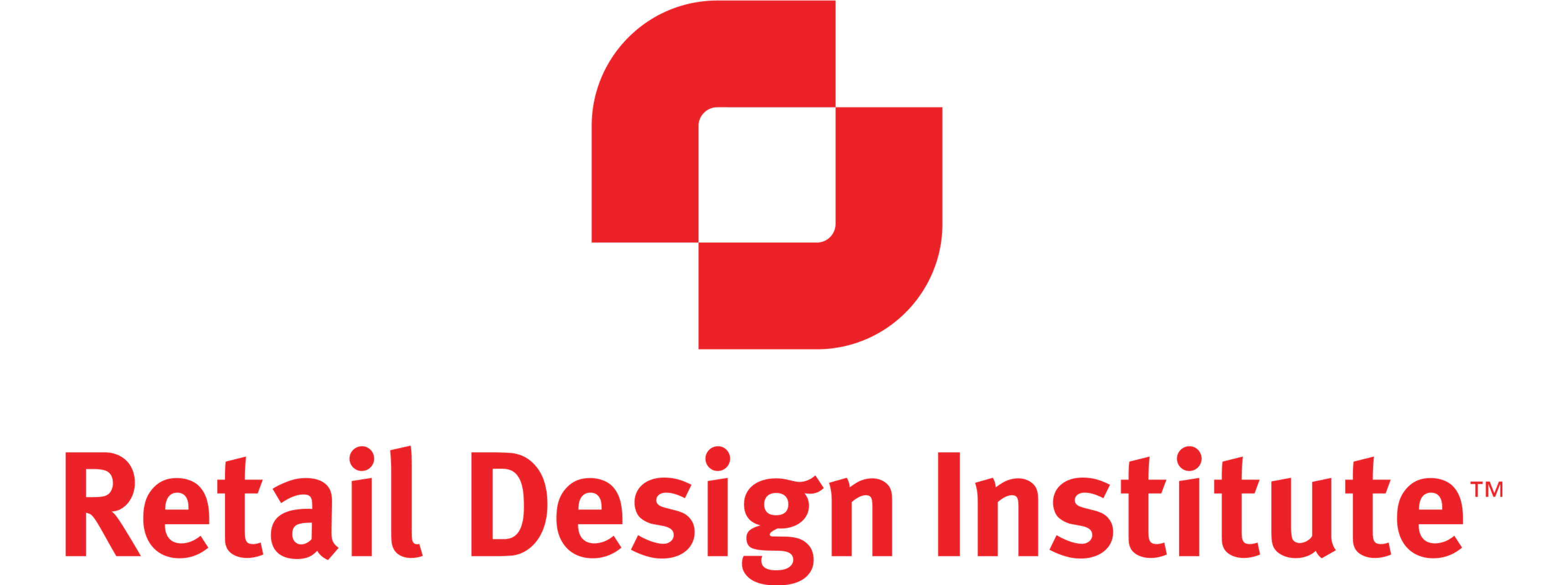 Red logo Retail Design Institute