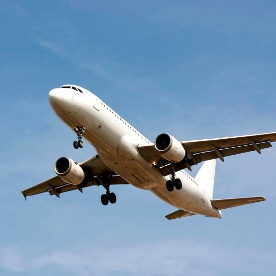 Airplane taking off