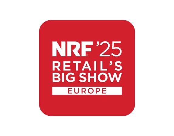 Logo NRF 25'Retail's Big Show Europe red and white