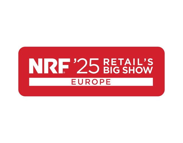 Logo NRF 25'Retail's Big Show Europe red and white